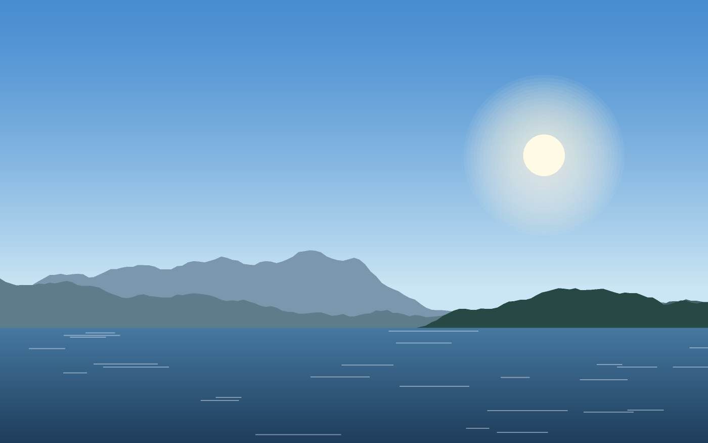 Landschaftsillustration