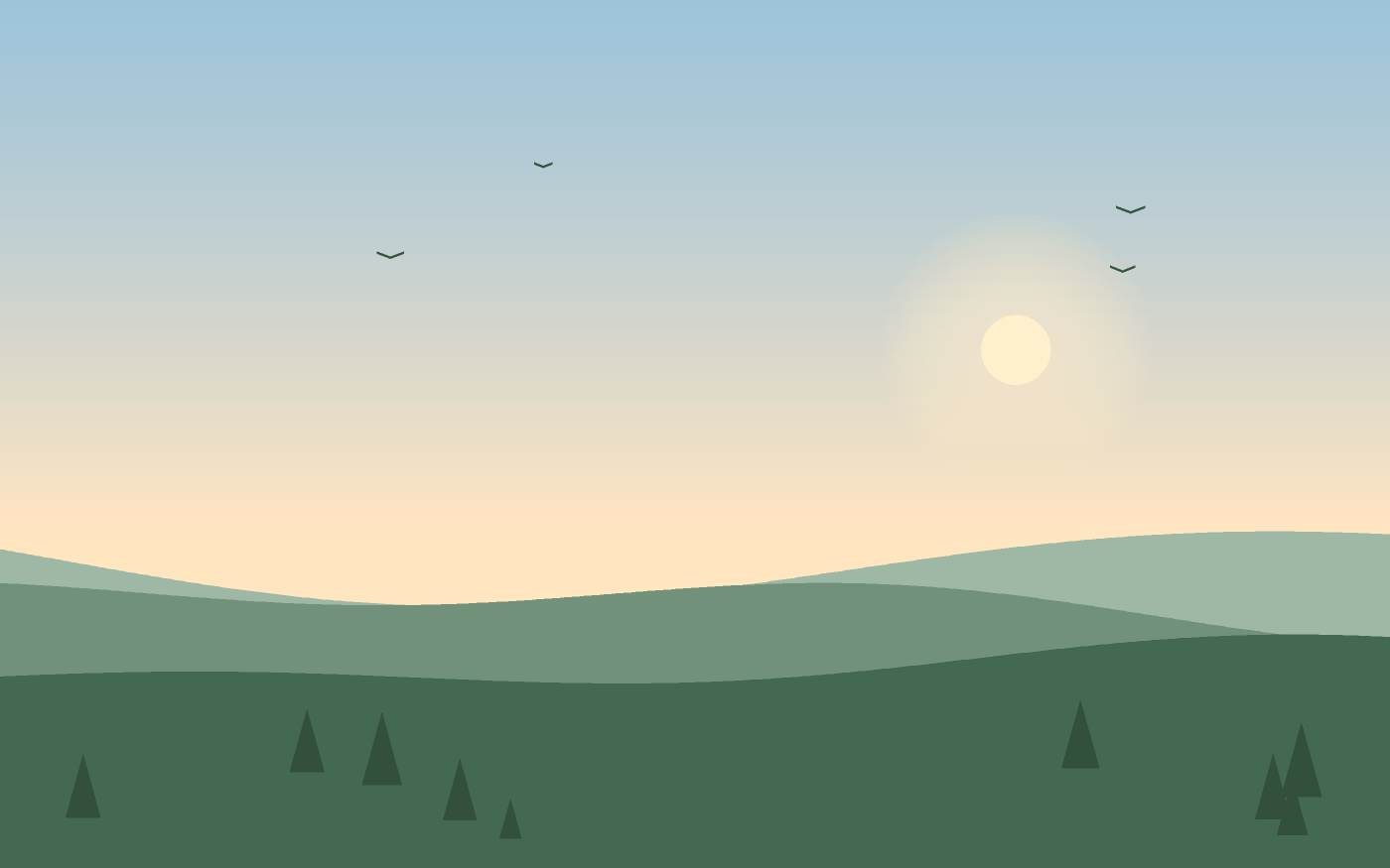 Landschaftsillustration