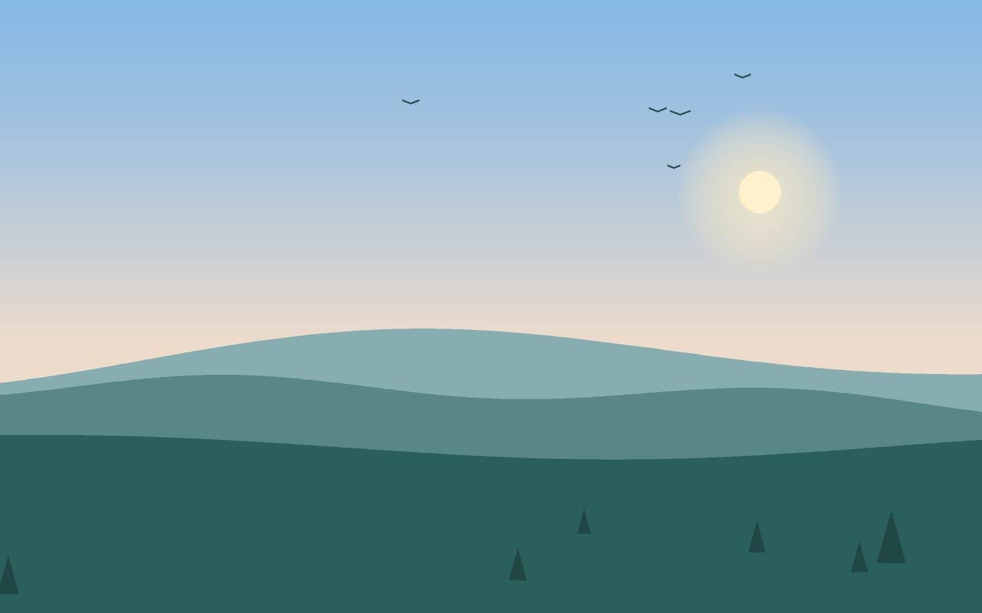 Landschapsillustratie