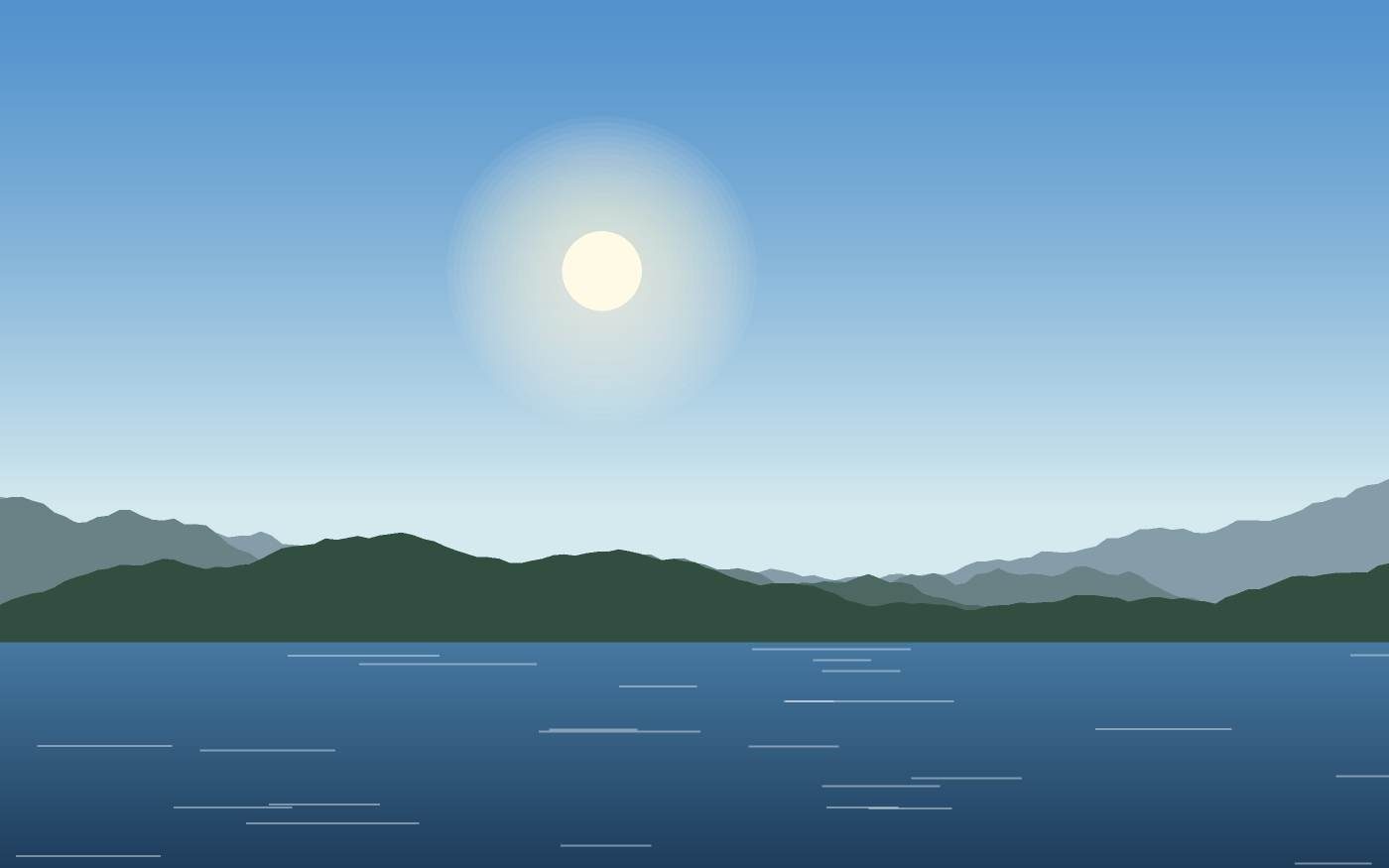 Landschapsillustratie