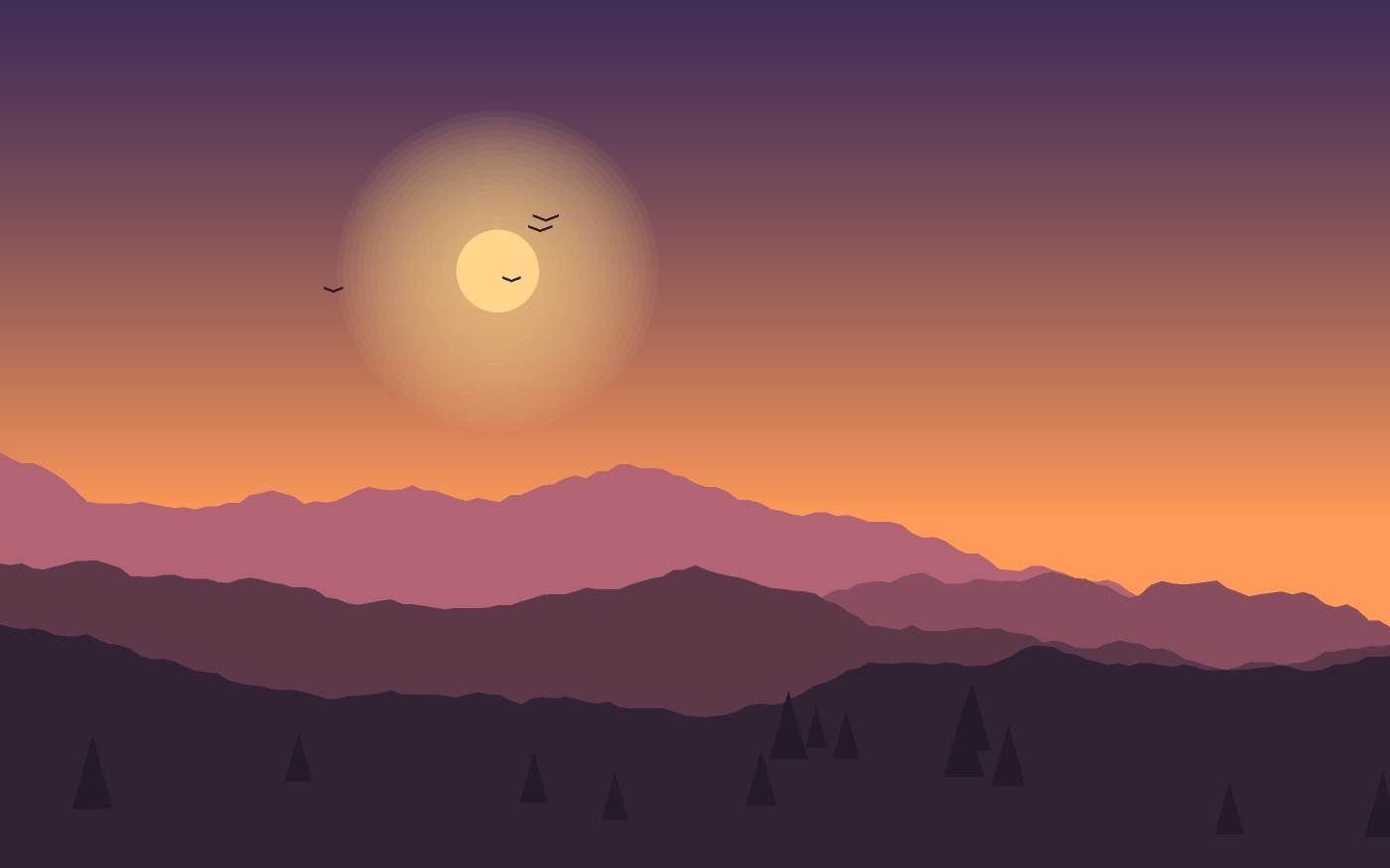 Landschaftsillustration