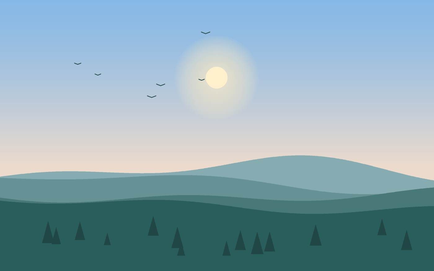 Landschaftsillustration