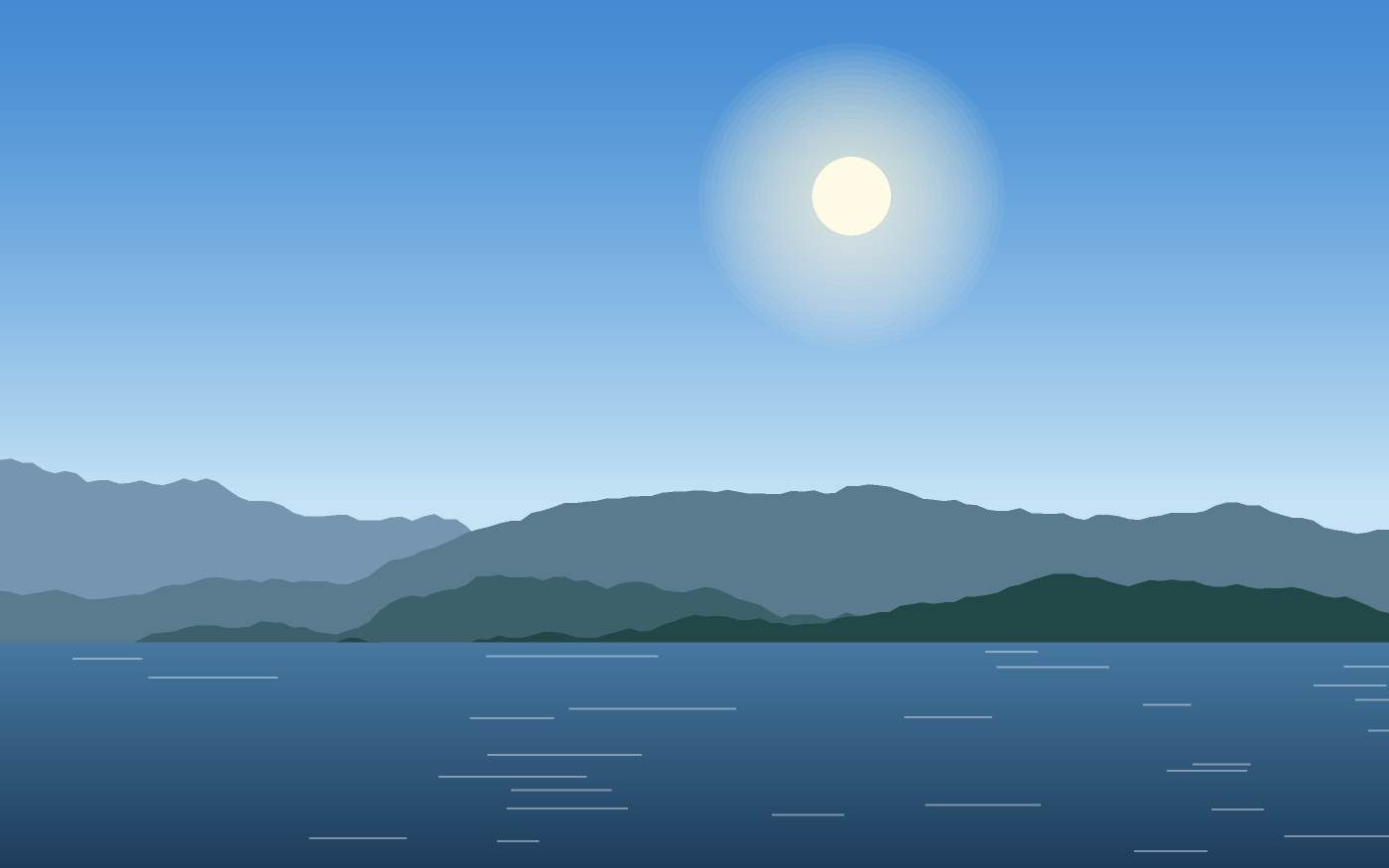 Landschaftsillustration
