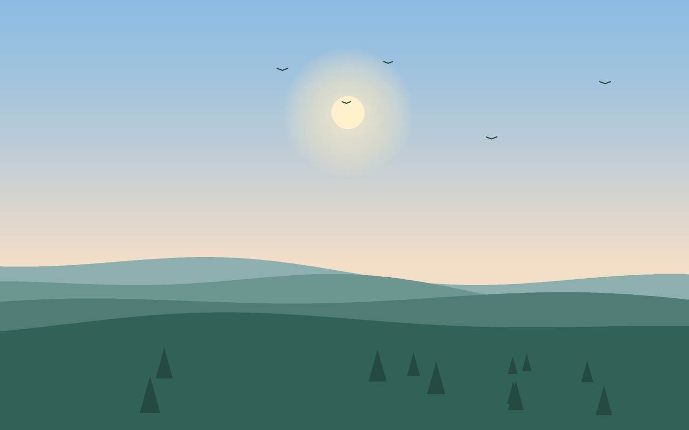 Landschaftsillustration