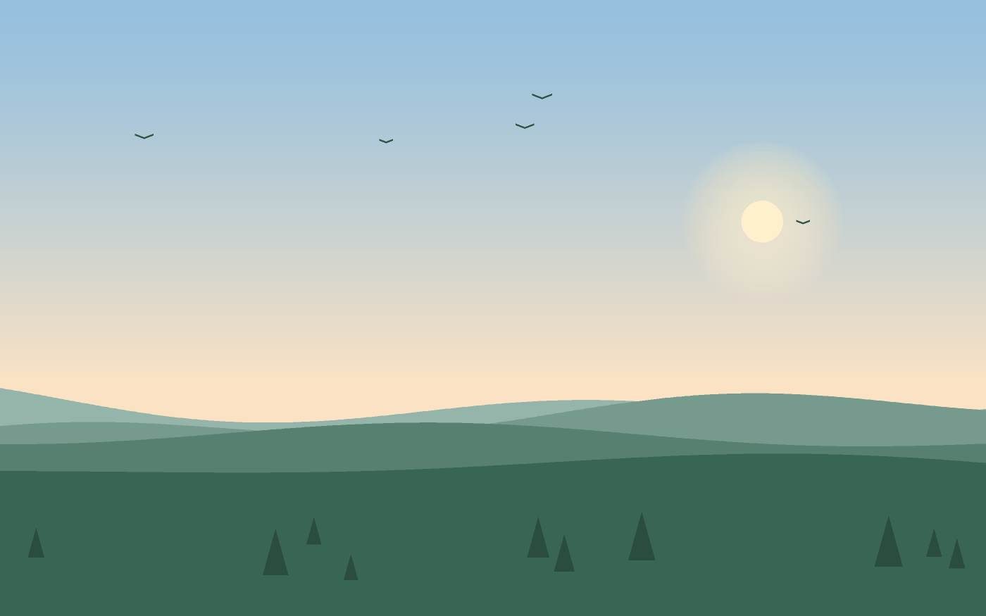 Ilustrace krajiny