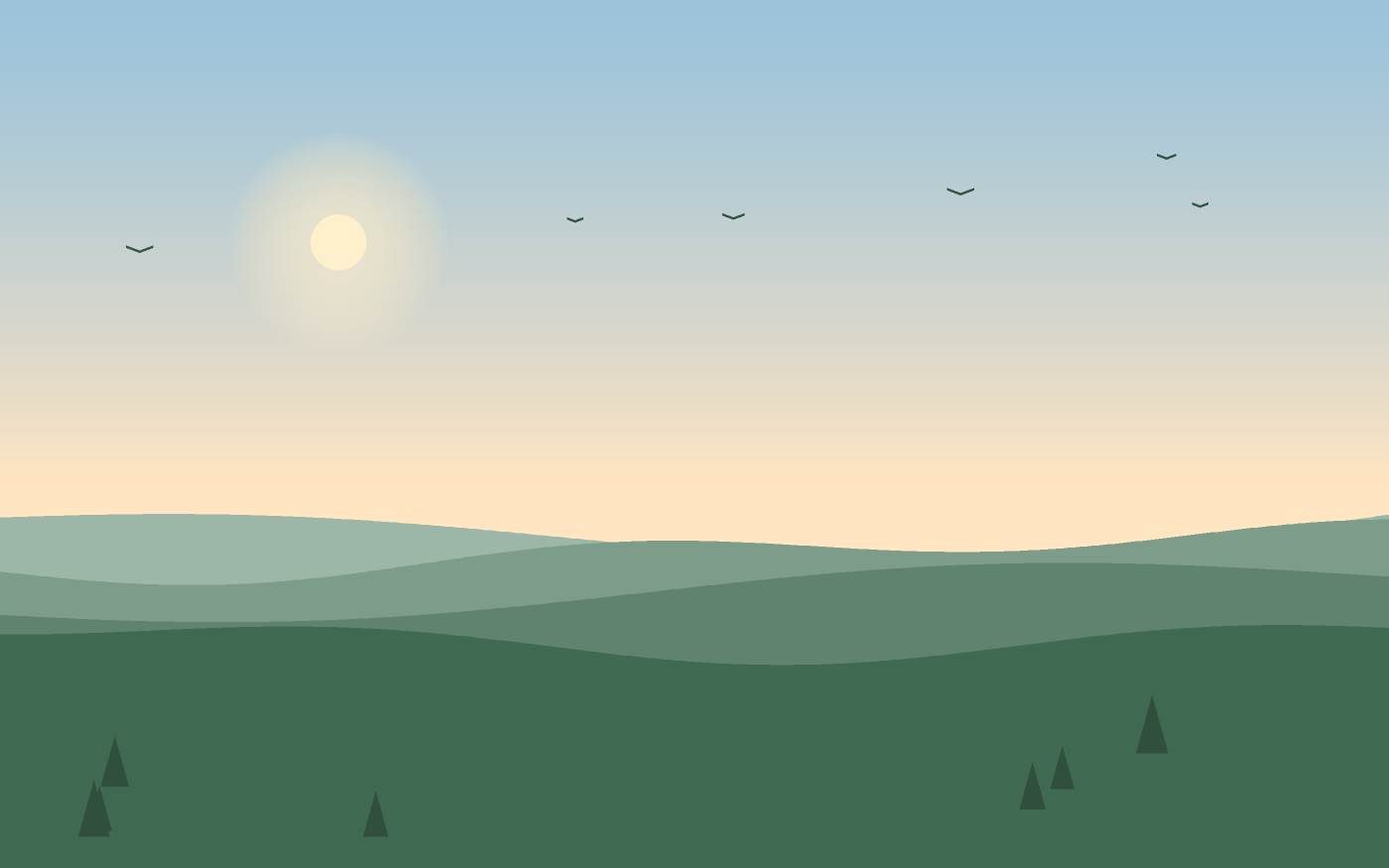 Landschaftsillustration