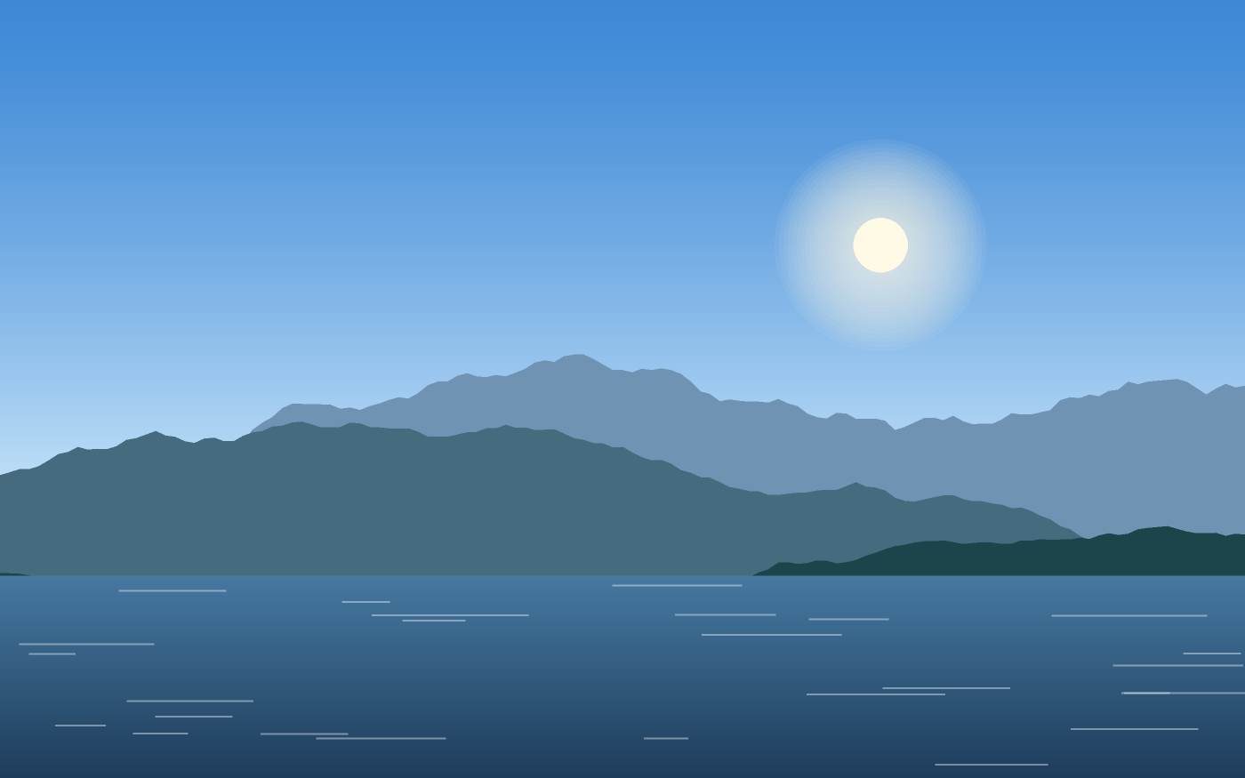Landschaftsillustration