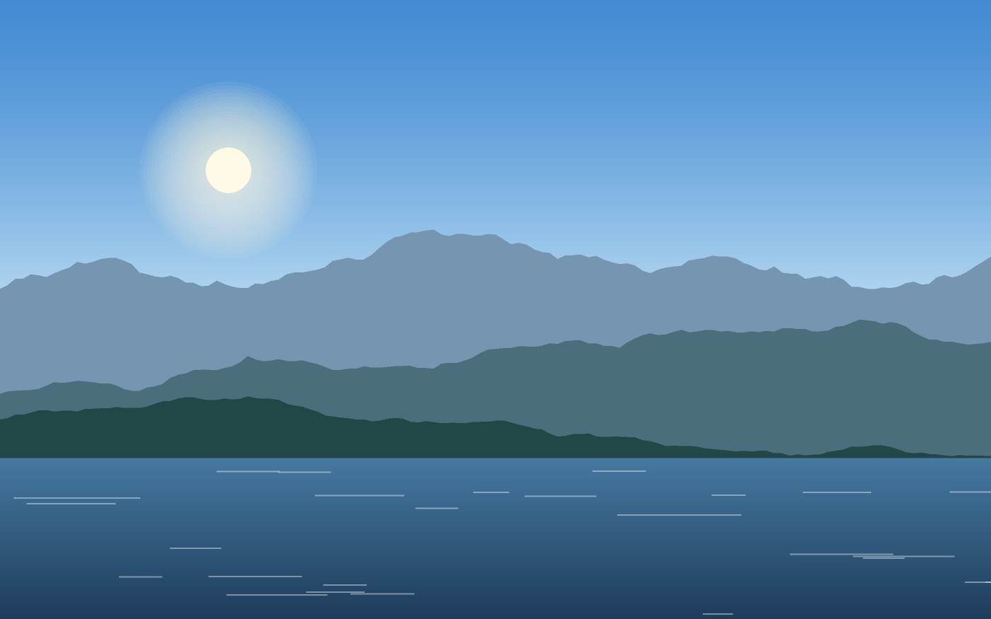 Landschaftsillustration