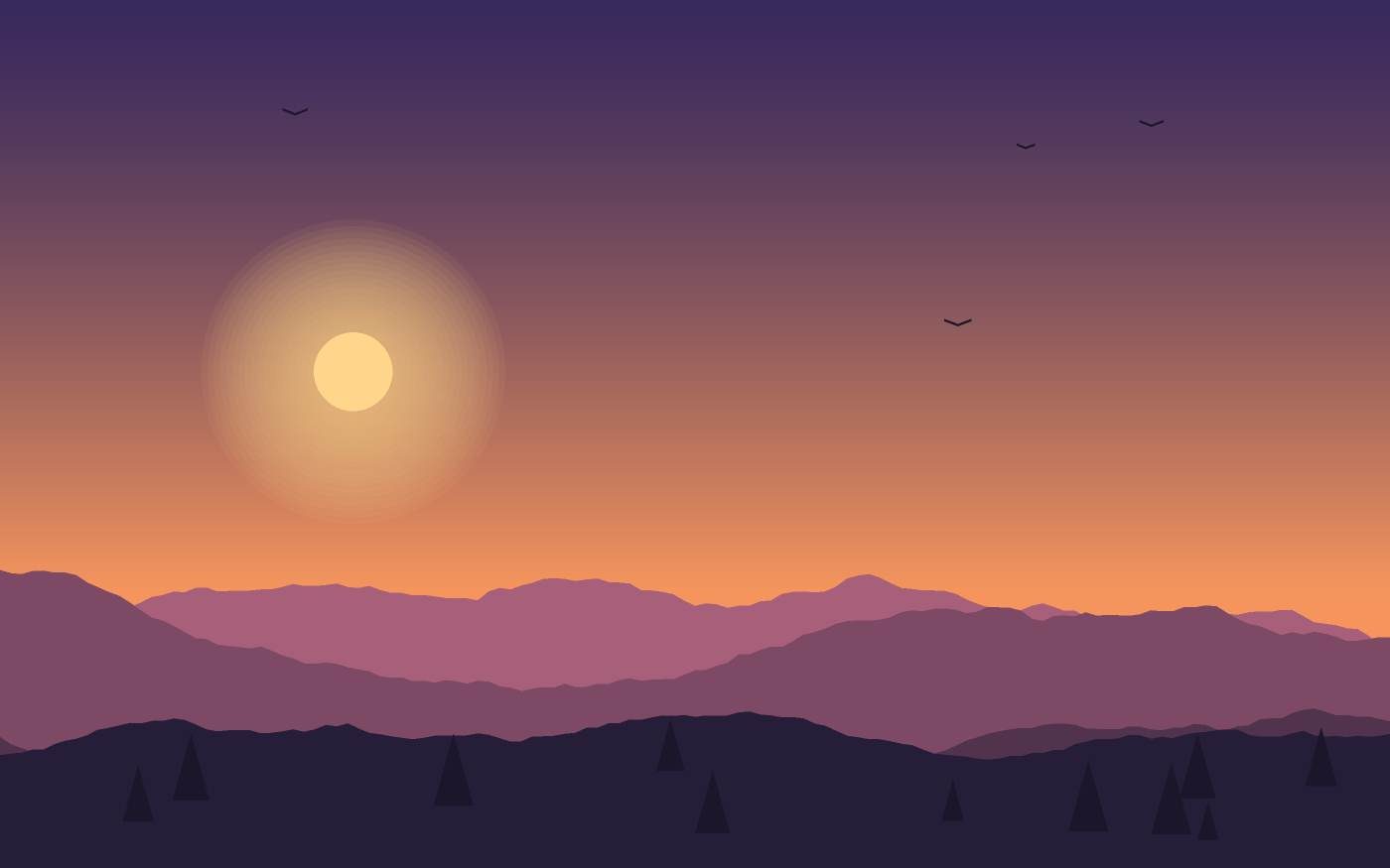 Landschaftsillustration