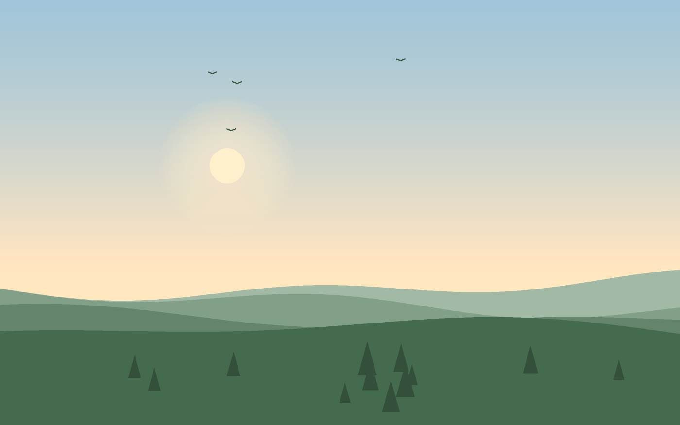 Landskabsillustration