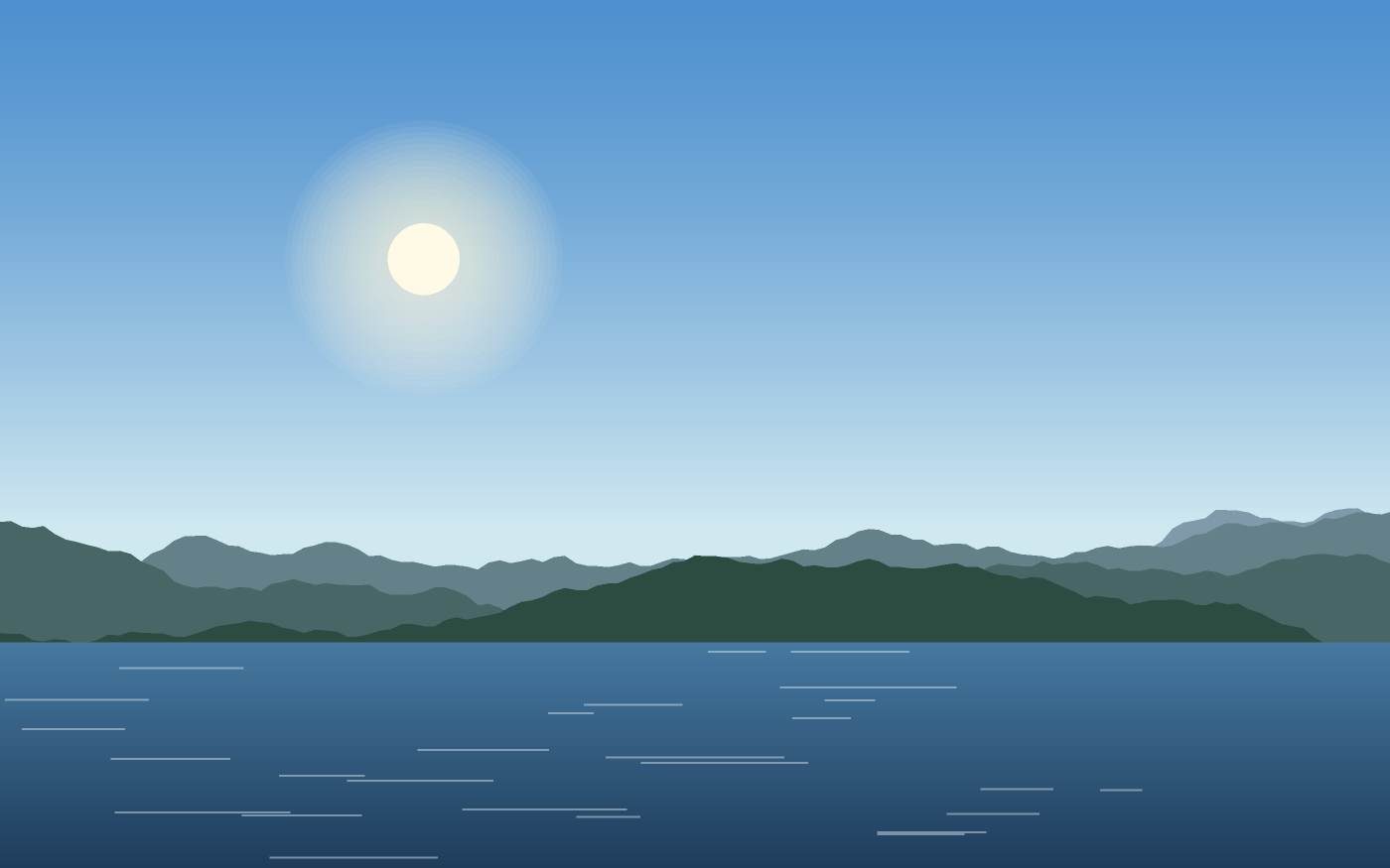 Ilustración de un paisaje