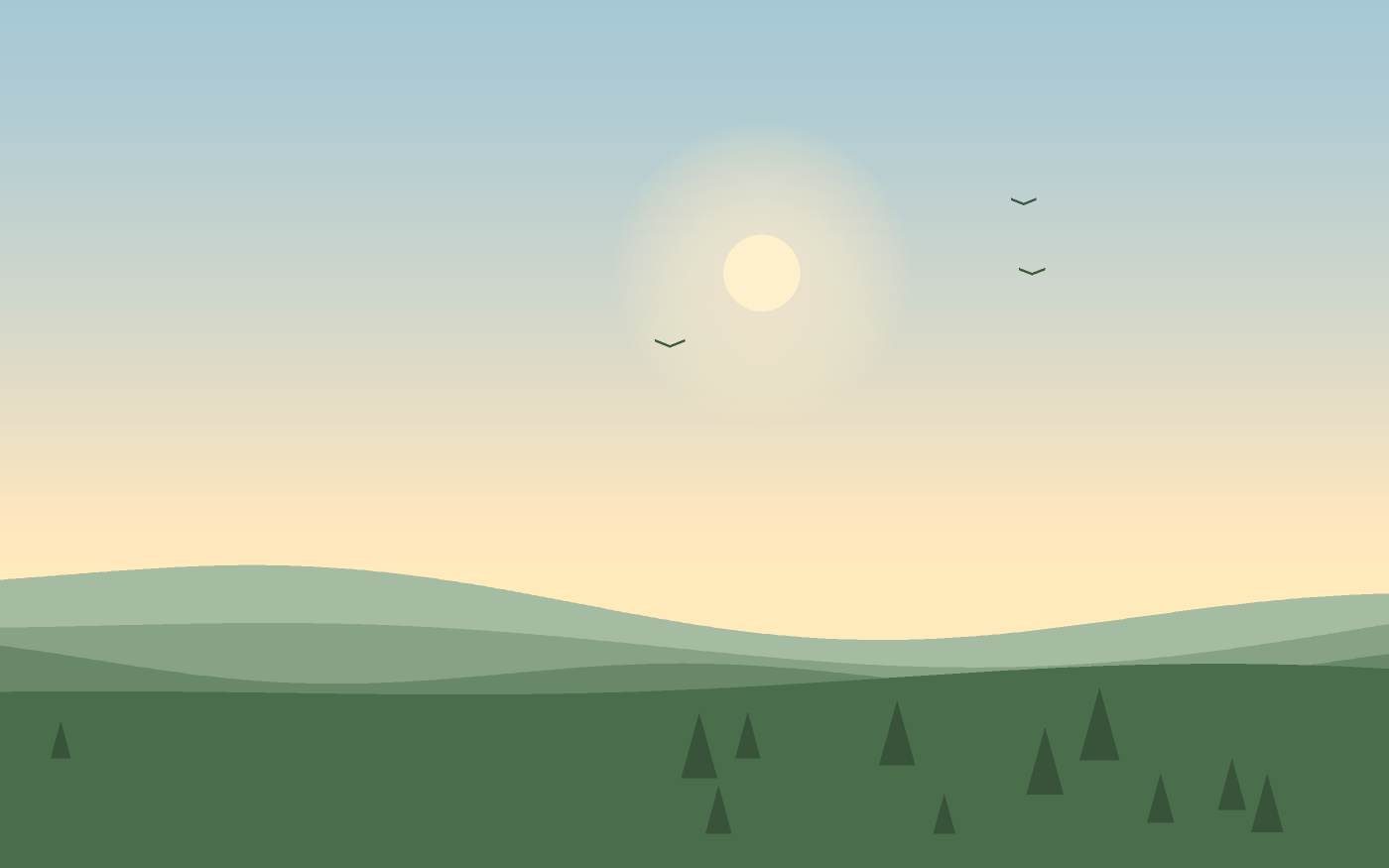 Ilustración de un paisaje
