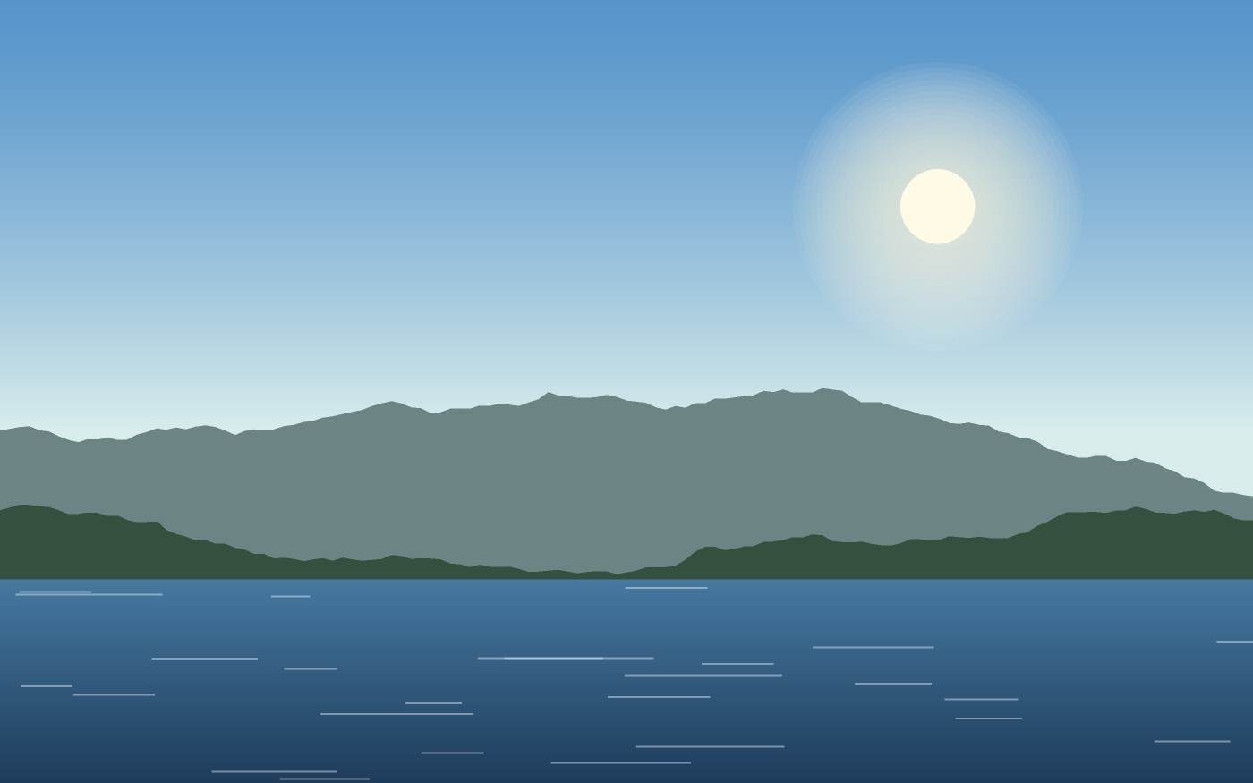 Landschapsillustratie