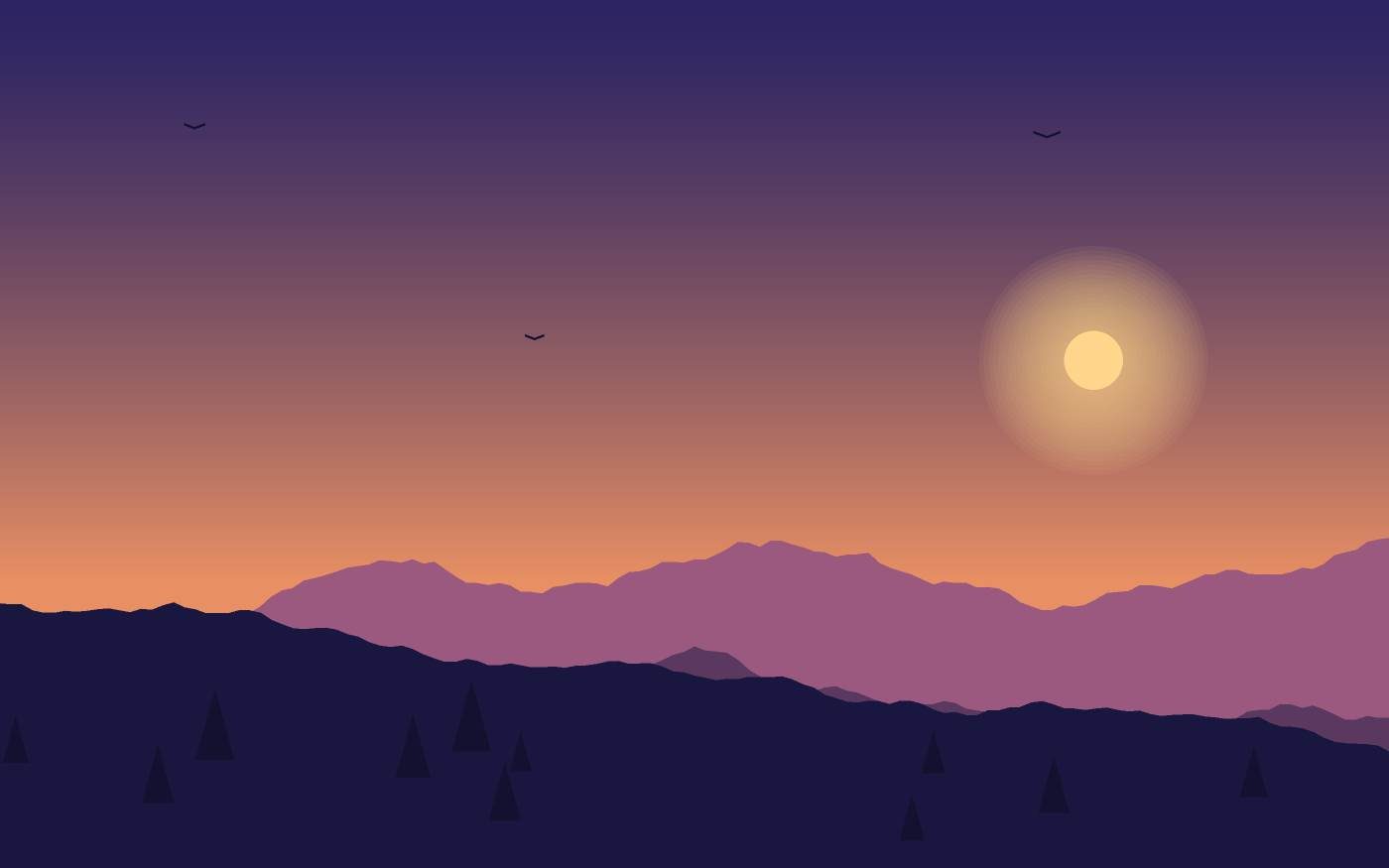 Ilustracja krajobrazu